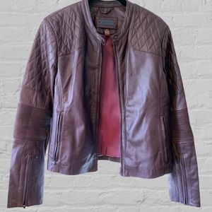 DANIER LEATHER JACKET SIZE MEDIUM